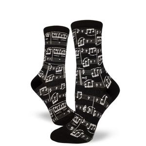 A Genius Composition Women's Music Crew Socks